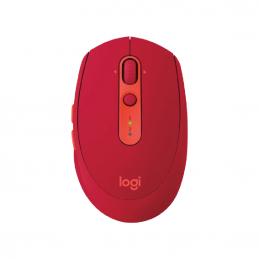 SKI - สกี จำหน่ายสินค้าหลากหลาย และคุณภาพดี | Logitech M590 Multi Device เม้าส์ไร้สาย Bluetooth®&Wireless 2.4GHz สีแดง